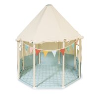 Pavillon Yuma halb geöffnet mit Boden