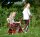 Winther Sulky mit KIndern von hinten