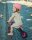Laufrad Cabo Runner rosa mit Kind