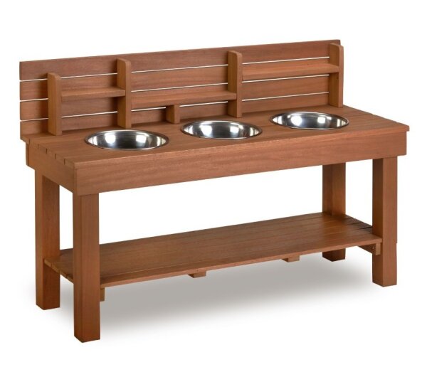 Outdoor Matschküche mit 3 Schüsseln