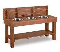 Outdoor Matschküche mit 3 Schüsseln