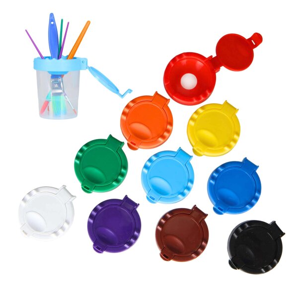 Pinselbecher, 10er Set