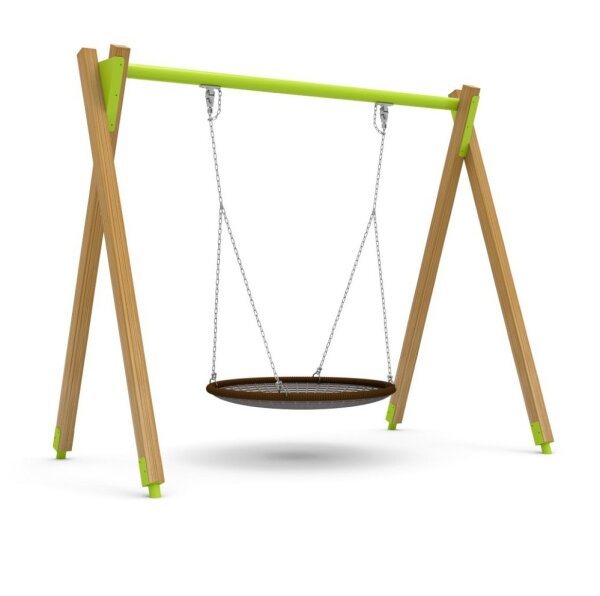 Nestschaukel mit Holzpfosten 364