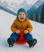 Schneerutscher Maxi rot