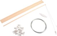 Holzlaternenstab LED 12er Set