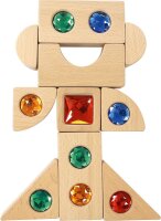 Edelstein-Bausteine 40er Set