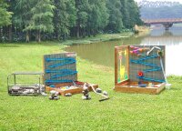Super Wasserrutsche Ballbahn Set 151 Teile