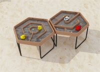 Sechseckiges Spielbrett Labyrinth 5er Set