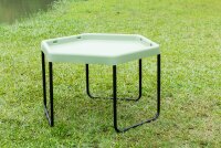 Sechseckiges Spielbrett salbeifarbig 5er Set