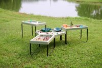 Rechteckiges Spielbrett salbeifarbig 5er Set