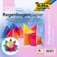 Faltblätter Regenbogen 100 g/m², 20x20cm,100er 32