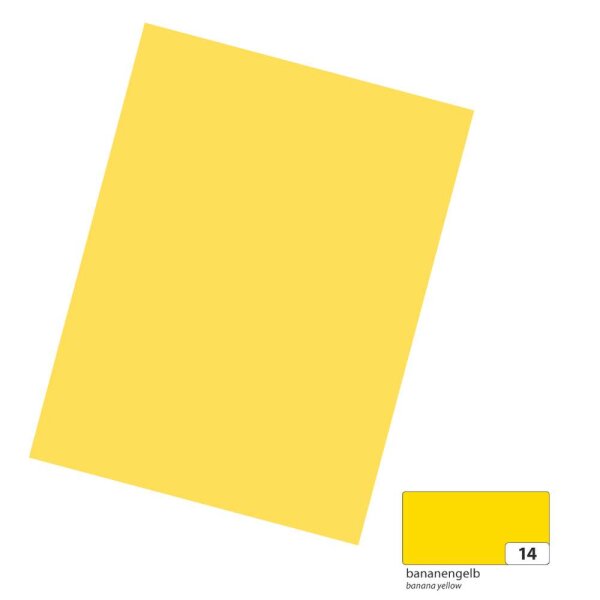 Fotokarton 300 g bananengelb 10 Bögen 785