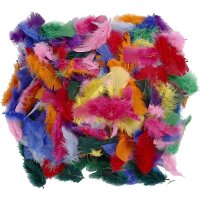 Buntes Federnsortiment, 640-tlg. 762
