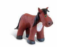 Modelliermasse terracotta Pferd