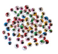 Wackelaugen mit Wimpern, bunt - 330er Pack 171