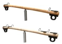 Holzwippe Robinie, 2 oder 4 Sitze