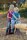 Holzwippe Robinie mit Kindern