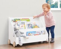 Bücherregal fahrbar mit Kind