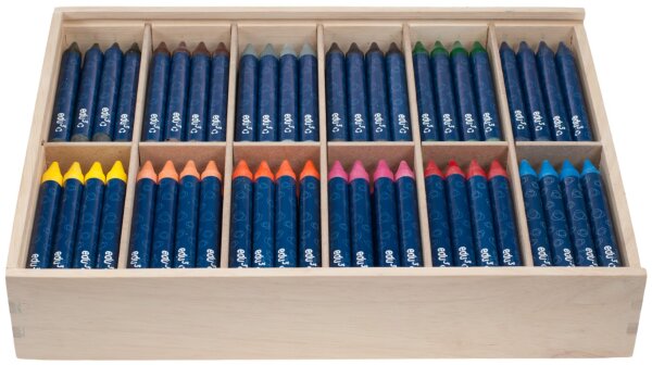 Buntstifte Jumbo in Holzbox