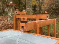 Outdoor Matschtisch mit Wasserrinnen und Pumpe , 4-tlg.