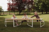 Outdoor Trapeztisch mit Bank