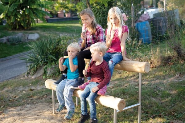 Luemmelbank Sitzbank 4 Kinder
