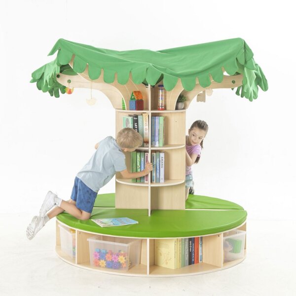 Lese-Insel Baum rund, 2-tlg