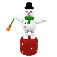 Weihnachtsset Stiefel + Wackelspiel Schneemann