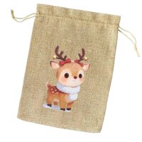 Weihnachtsset: Beutel + Tic-Tac-Toe Holz