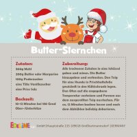 Weihnachtsset: Beutel + Ausstechförmchen Sterne