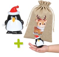 Weihnachtsset: Beutel + Wackelpinguin