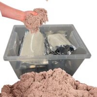Sparset Indoor Sand 10 kg in Box mit Deckel inkl....