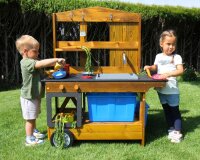 Outdoor Spielk&uuml;che mit Pumpe - fahrbar, inkl....
