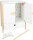 Puppenwagen, Puppenbett, Puppenwiege & Puppenschrrank - 4er Setaus Holz
