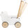 Puppenwagen, Puppenbett, Puppenwiege & Puppenschrrank - 4er Setaus Holz