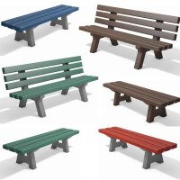 Kinderbank Canetti aus Recyclingkunststoff, 150 cm...