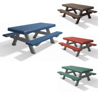 Kinder Sitzgruppe aus Recyclingkunststoff, 150 cm