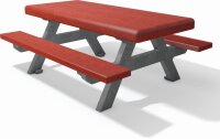 Kinder Sitzgruppe aus Recyclingkunststoff, 150 cm