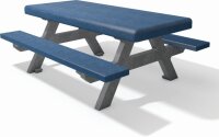 Kinder Sitzgruppe aus Recyclingkunststoff, 150 cm