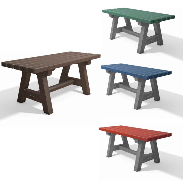 Kindertisch Tivoli aus Recyclingkunststoff, 150 cm