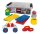 Plus-Plus Bausteine Midi-Go 200 Steine, 20 Räder und 5 Platten