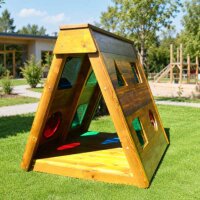 Outdoor Zwergenkrabbelhütte Farbenspiel, 2er Set