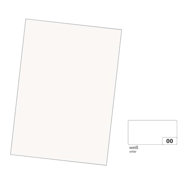 Tonpapier weiß 10 Bögen