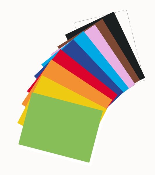 Tonpapier Set 100 Bögen 50 x 70 cm 674