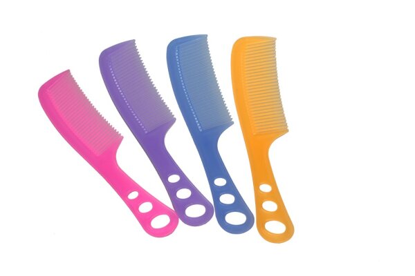 Kinder Haarkamm mit Griff alle Farben