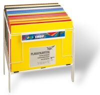 Papier-Sortier-Staender Produkt gefüllt