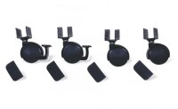 Gitterbett Rollensatz 4er Set