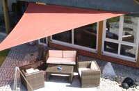 Sonnensegel Dreieck 3,6 x 3,6 x 3,6 m rost 364