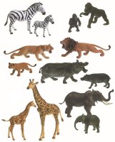 Spielfiguren Tiere Afrikatiere