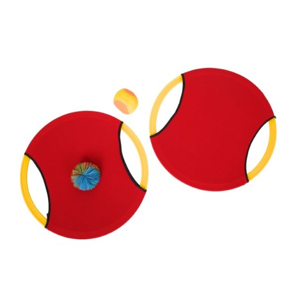 Wurftrampoline mit 2 Bällen, 4-tlg.